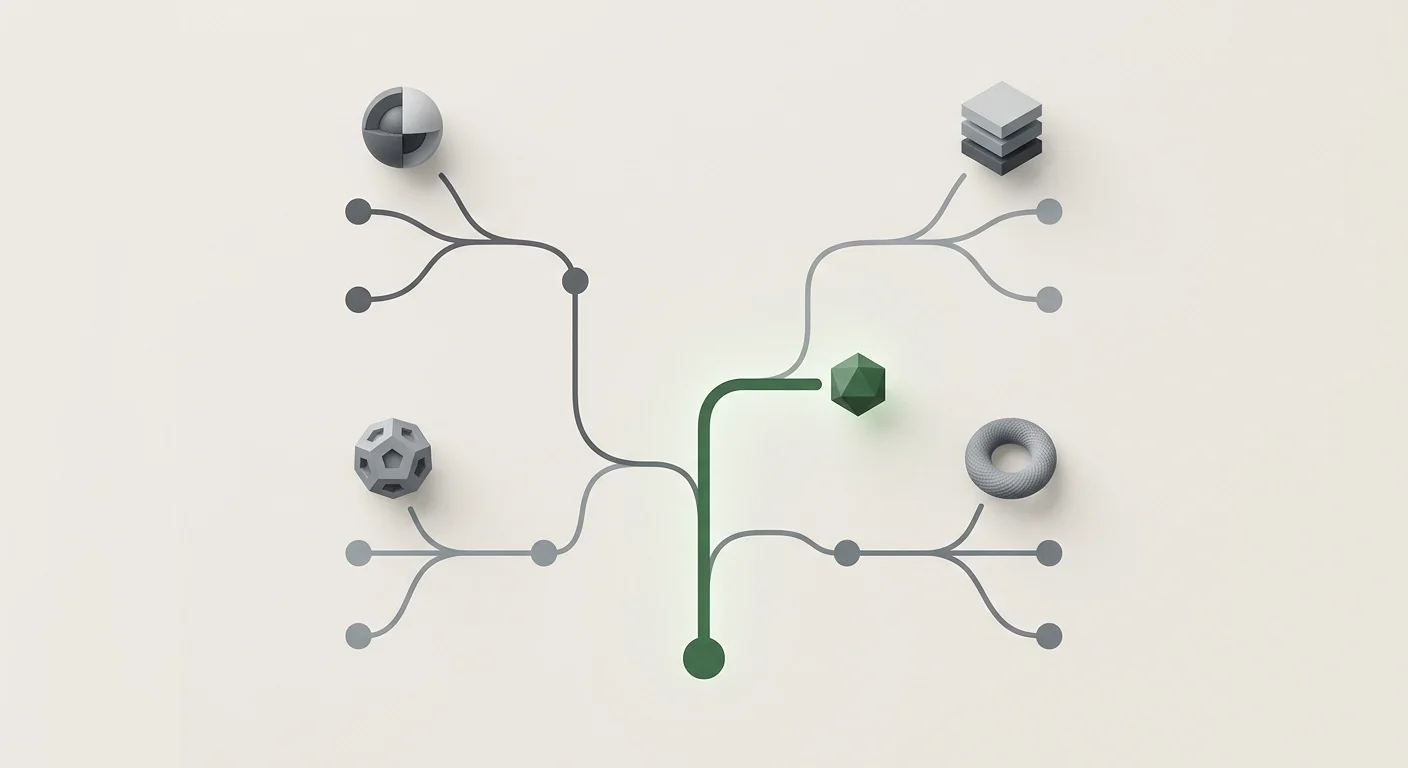 Conceptual brand-disambiguation diagram with Green Casino separated from several similarly named casino entities